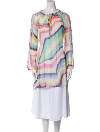 Emilio Pucci Silk Printed Tunic