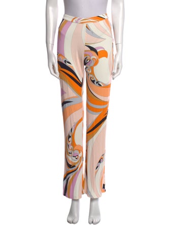 Emilio Pucci Printed Wide Leg Pants