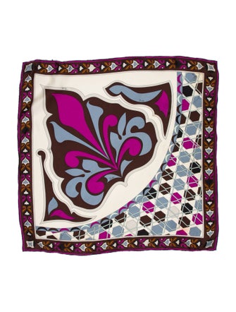 Emilio Pucci Silk Printed Scarf