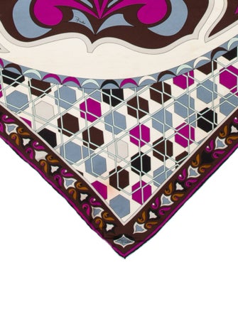 Emilio Pucci Silk Printed Scarf