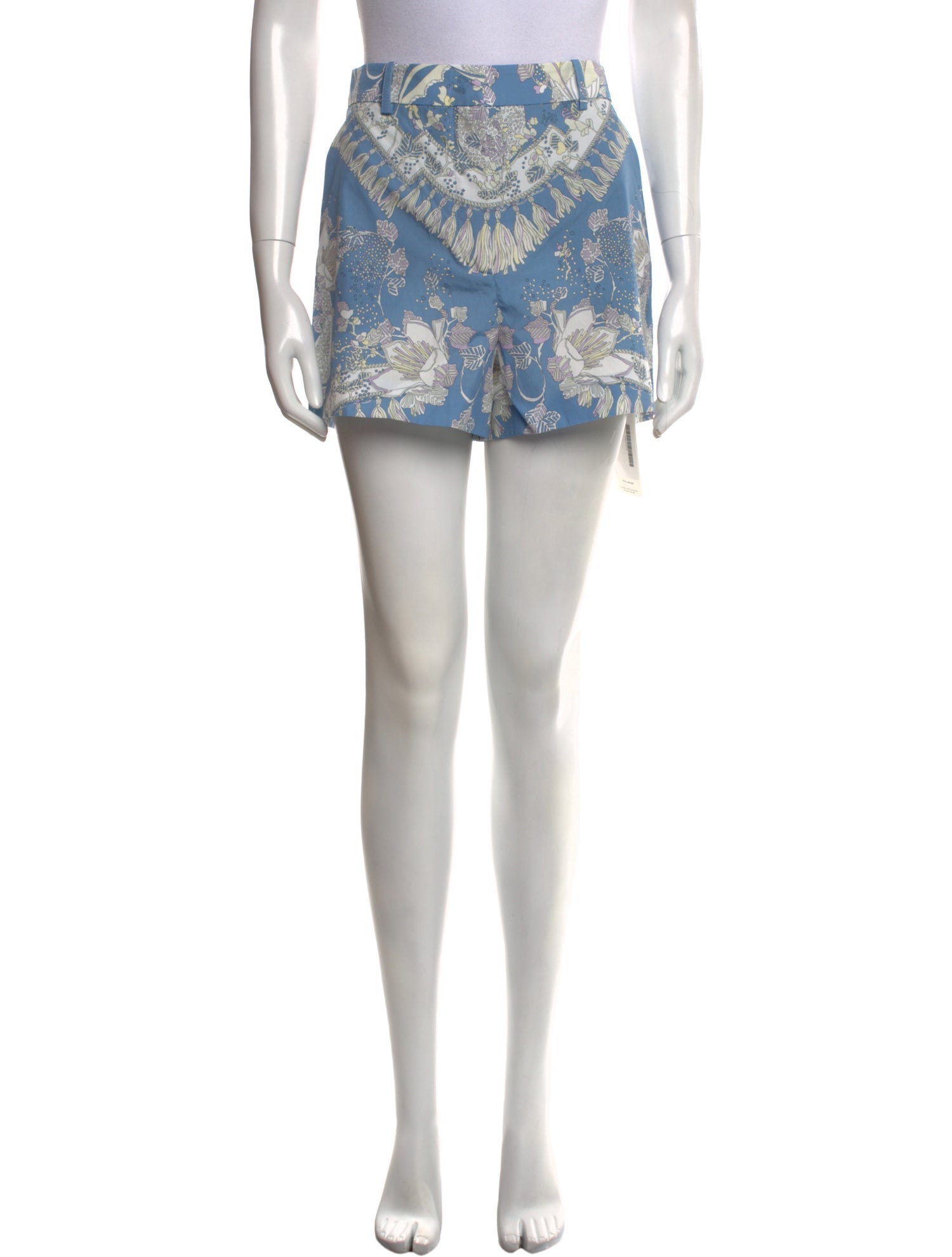 Emilio Pucci Floral Print Mini Shorts