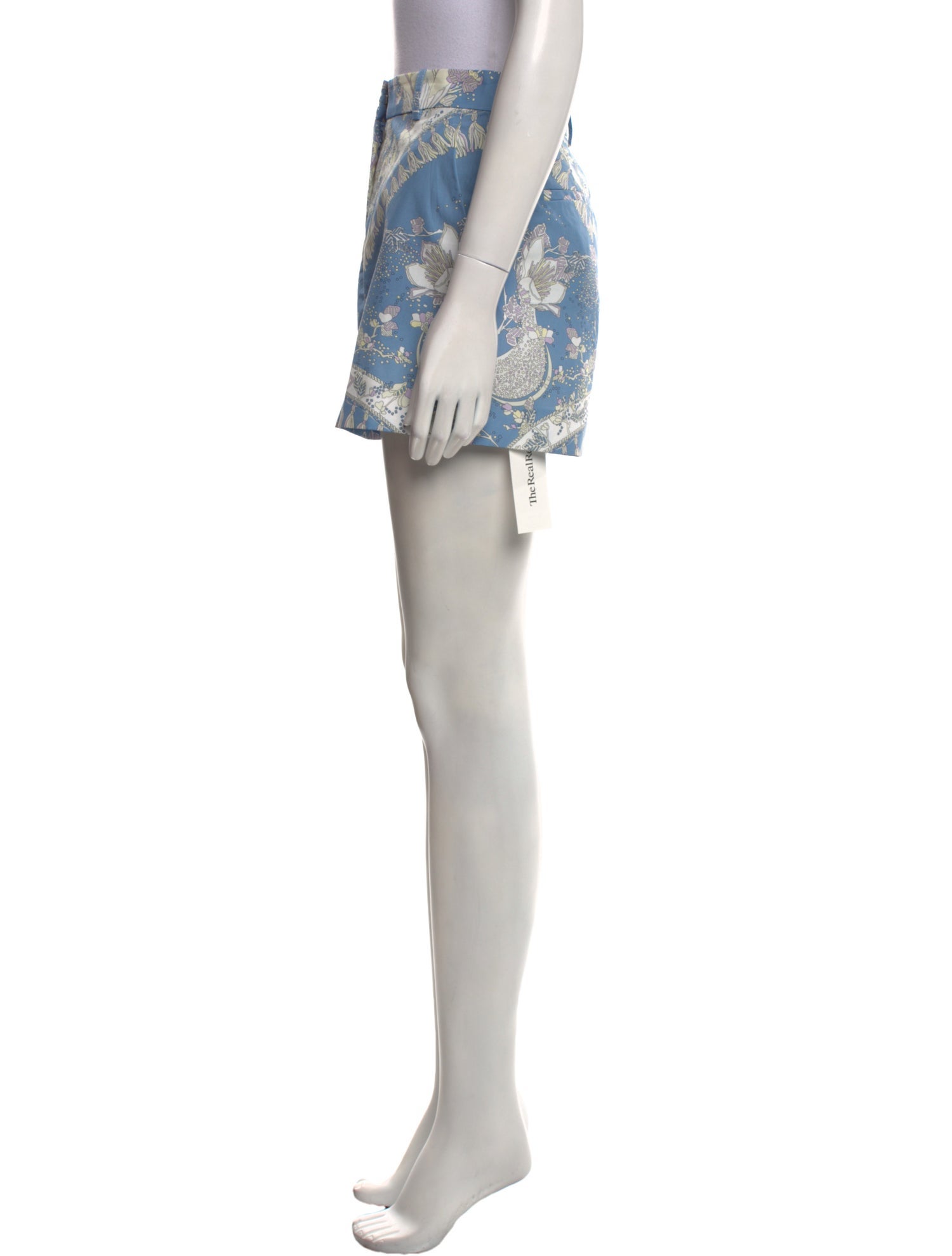 Emilio Pucci Floral Print Mini Shorts