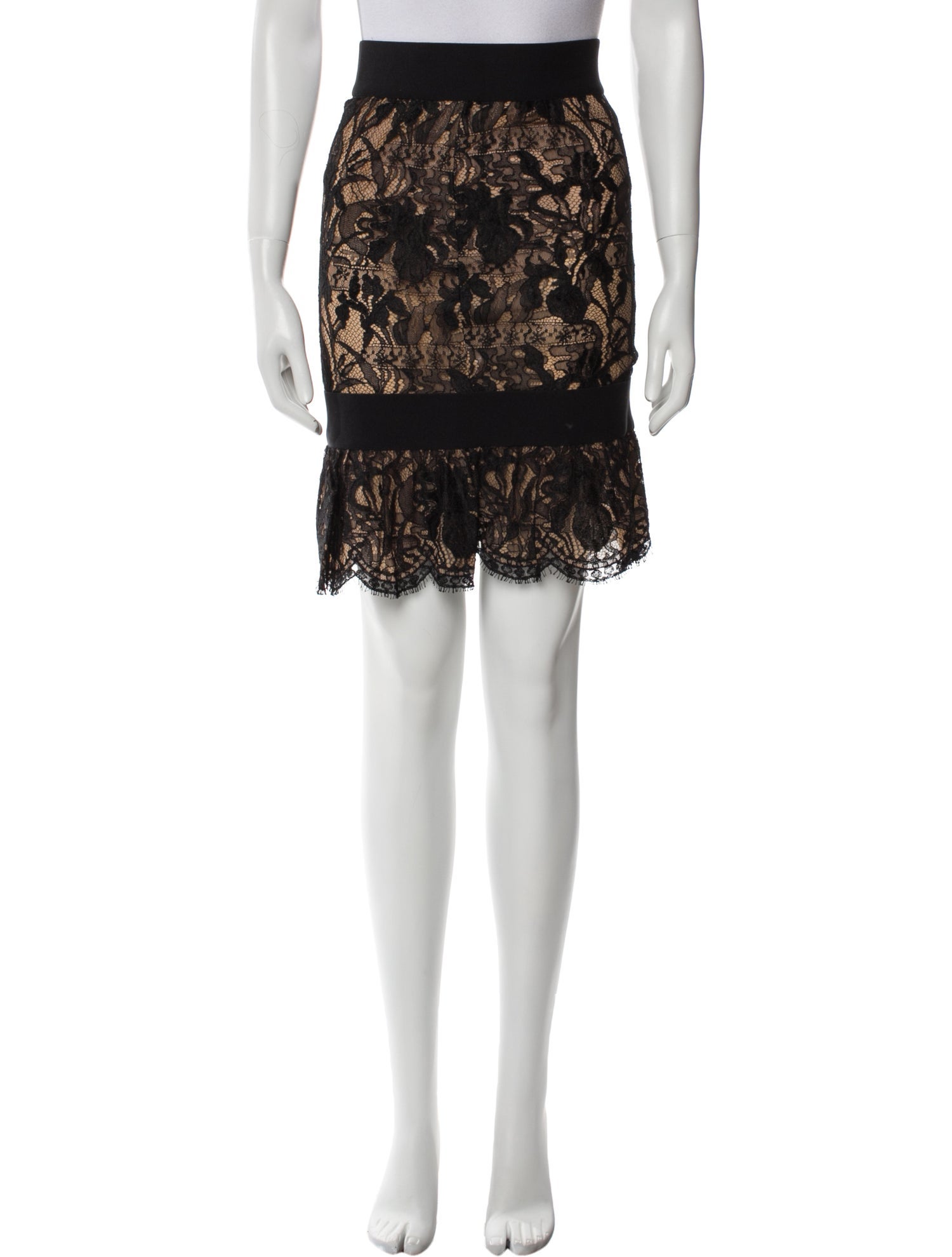 Emilio Pucci Lace Pattern Knee-Length Skirt