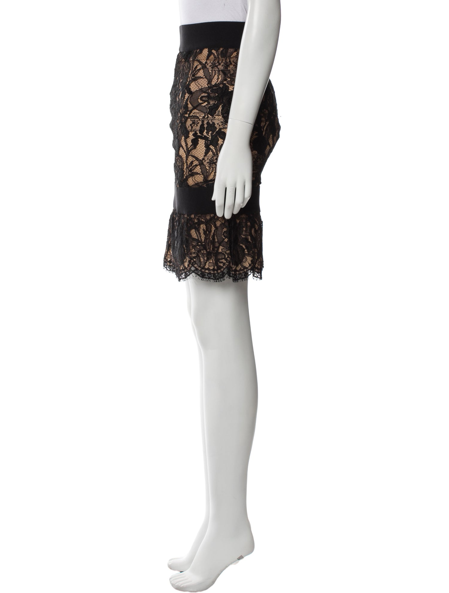 Emilio Pucci Lace Pattern Knee-Length Skirt