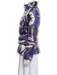 Emilio Pucci Nylon Printed Down Coat
