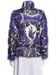 Emilio Pucci Nylon Printed Down Coat