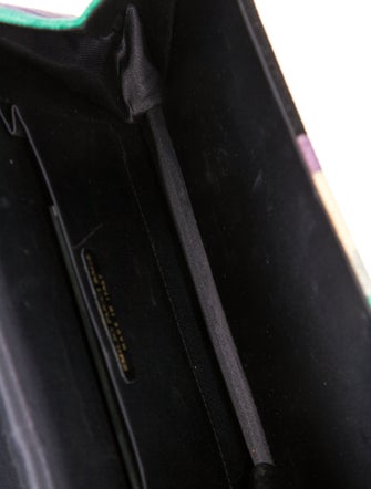 Emilio Pucci Velvet Top Handle Bag