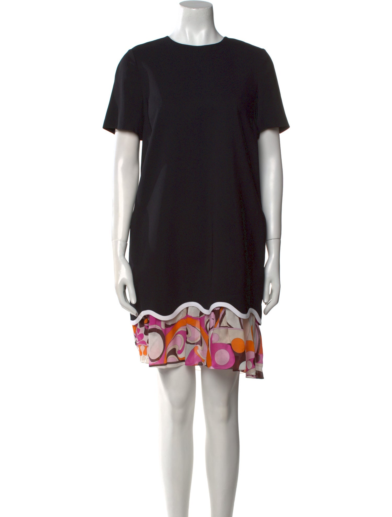 Emilio Pucci Crew Neck Mini Dress