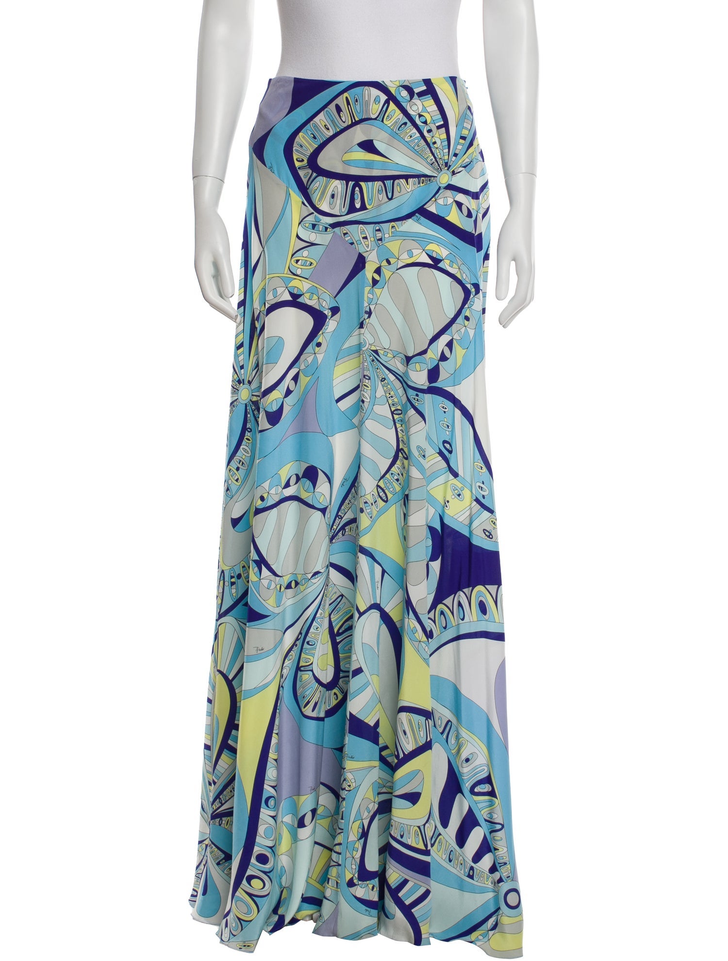 Emilio Pucci Silk Long Skirt