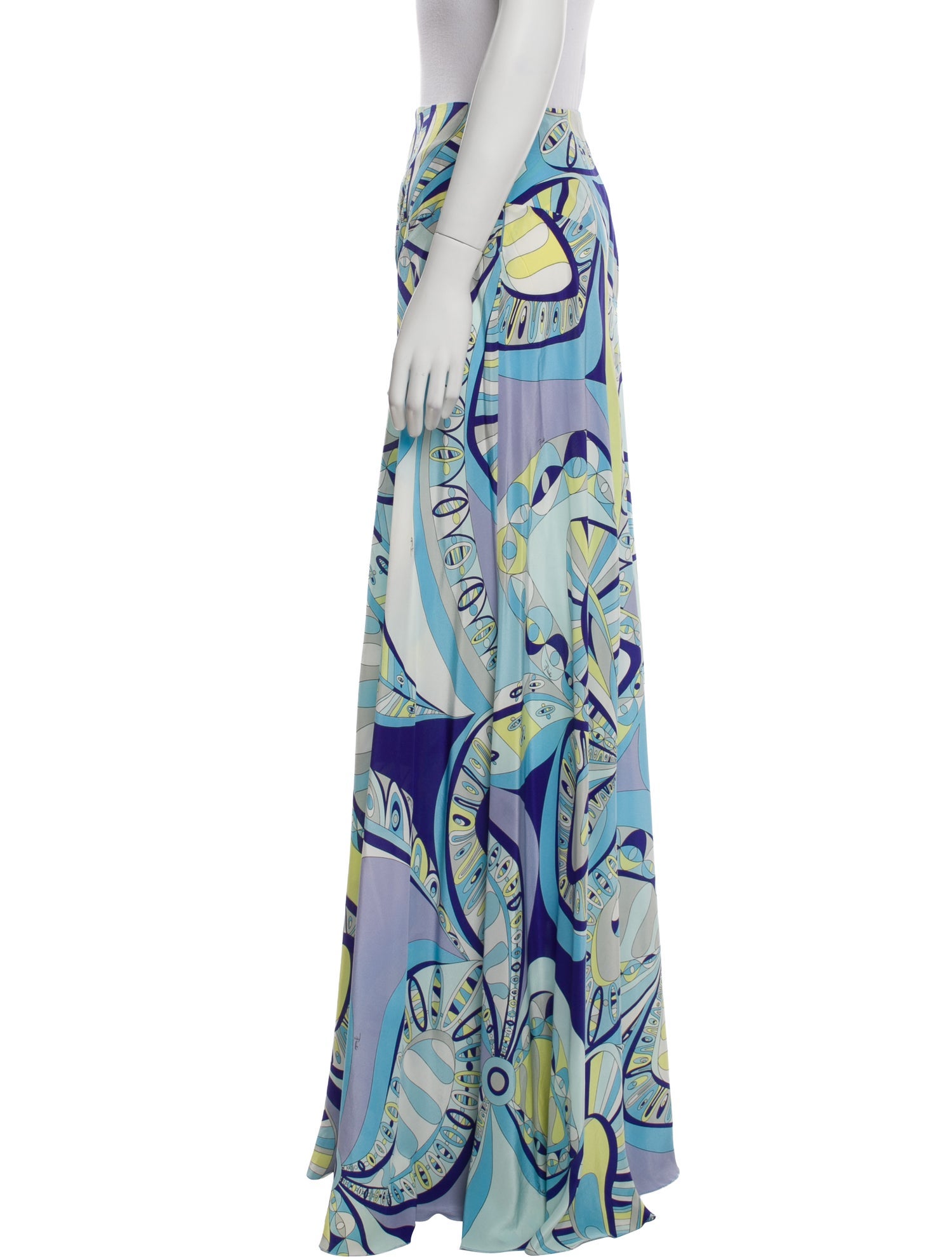 Emilio Pucci Silk Long Skirt