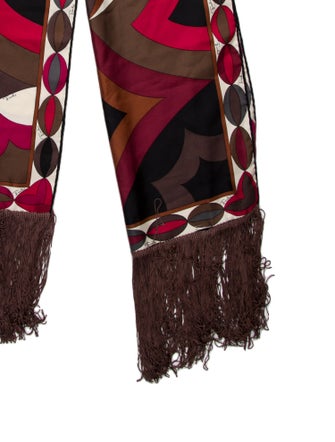 Emilio Pucci Silk Printed Scarf