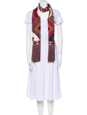 Emilio Pucci Silk Printed Scarf