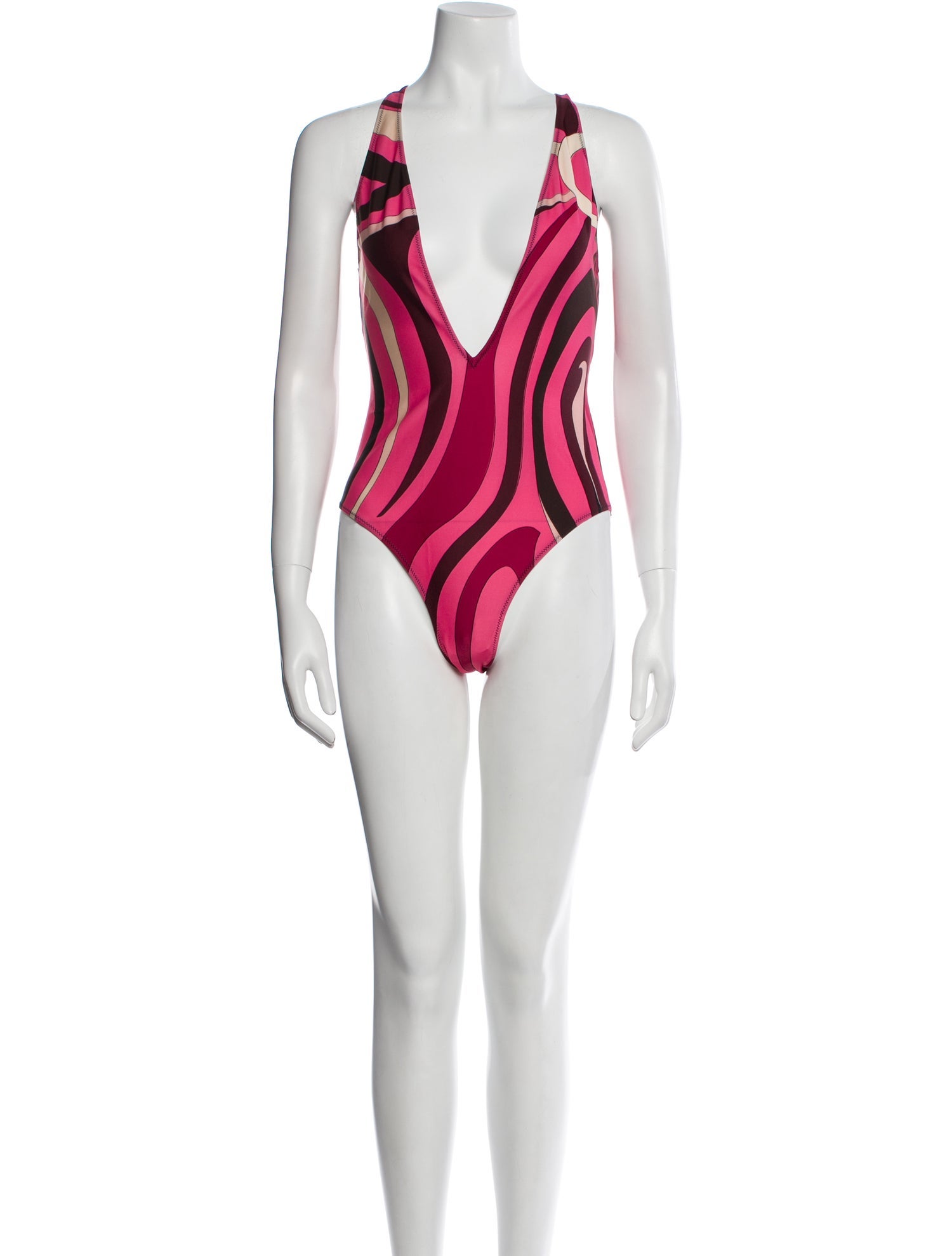 Emilio Pucci Striped One-Piece