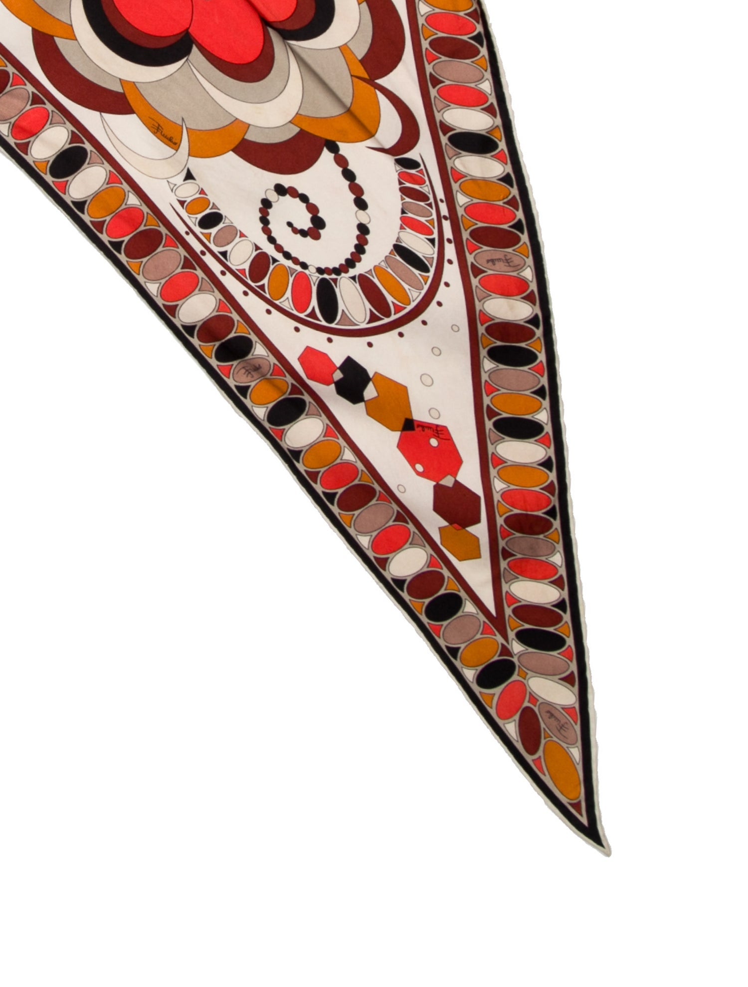 Emilio Pucci Silk Vintage Scarf