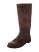 Emilio Pucci Rubber Patterned Rain Boots