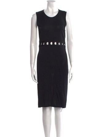 Emilio Pucci Scoop Neck Knee-Length Dress