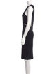 Emilio Pucci Scoop Neck Knee-Length Dress