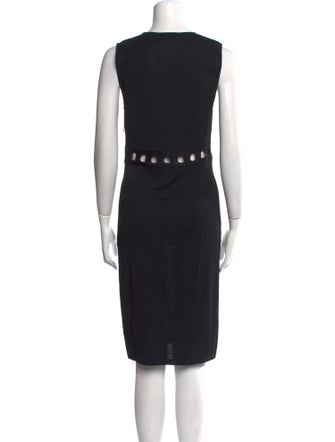 Emilio Pucci Scoop Neck Knee-Length Dress