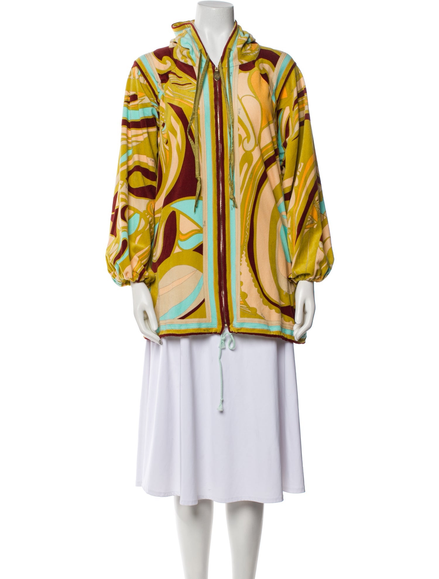 Emilio Pucci Printed V-Neck Tunic w/ Tags