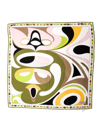 Emilio Pucci Silk Printed Scarf