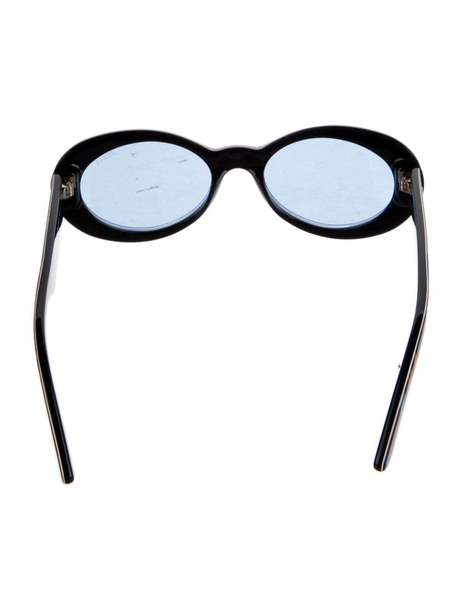 Emilio Pucci Round Mirrored Sunglasses