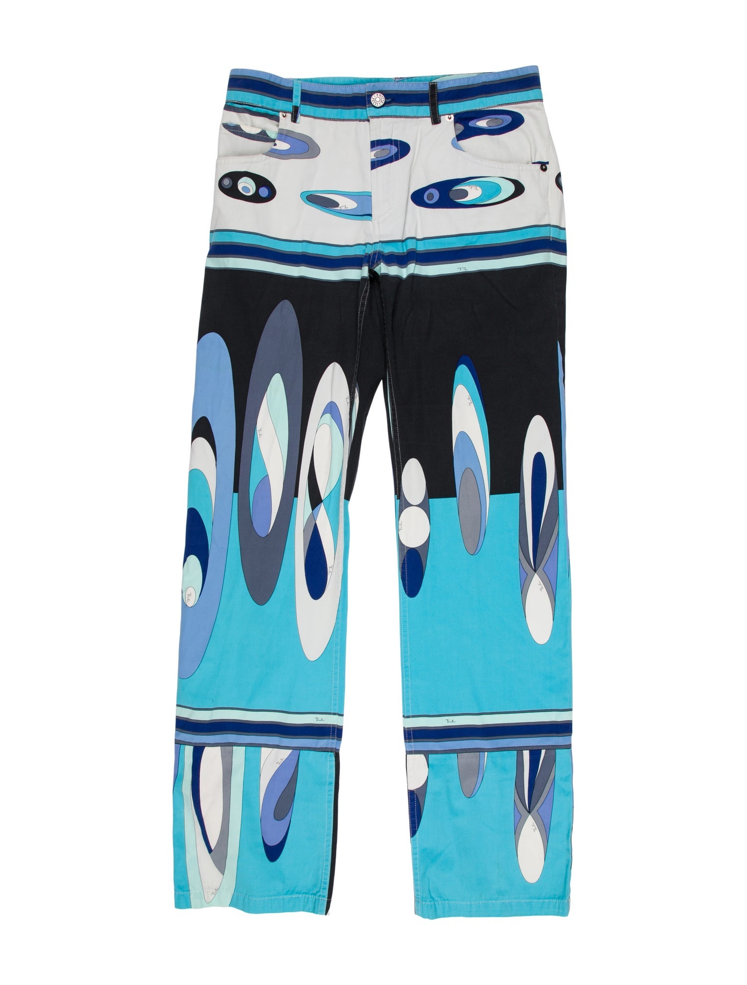 Emilio Pucci Vintage Straight Leg Pants