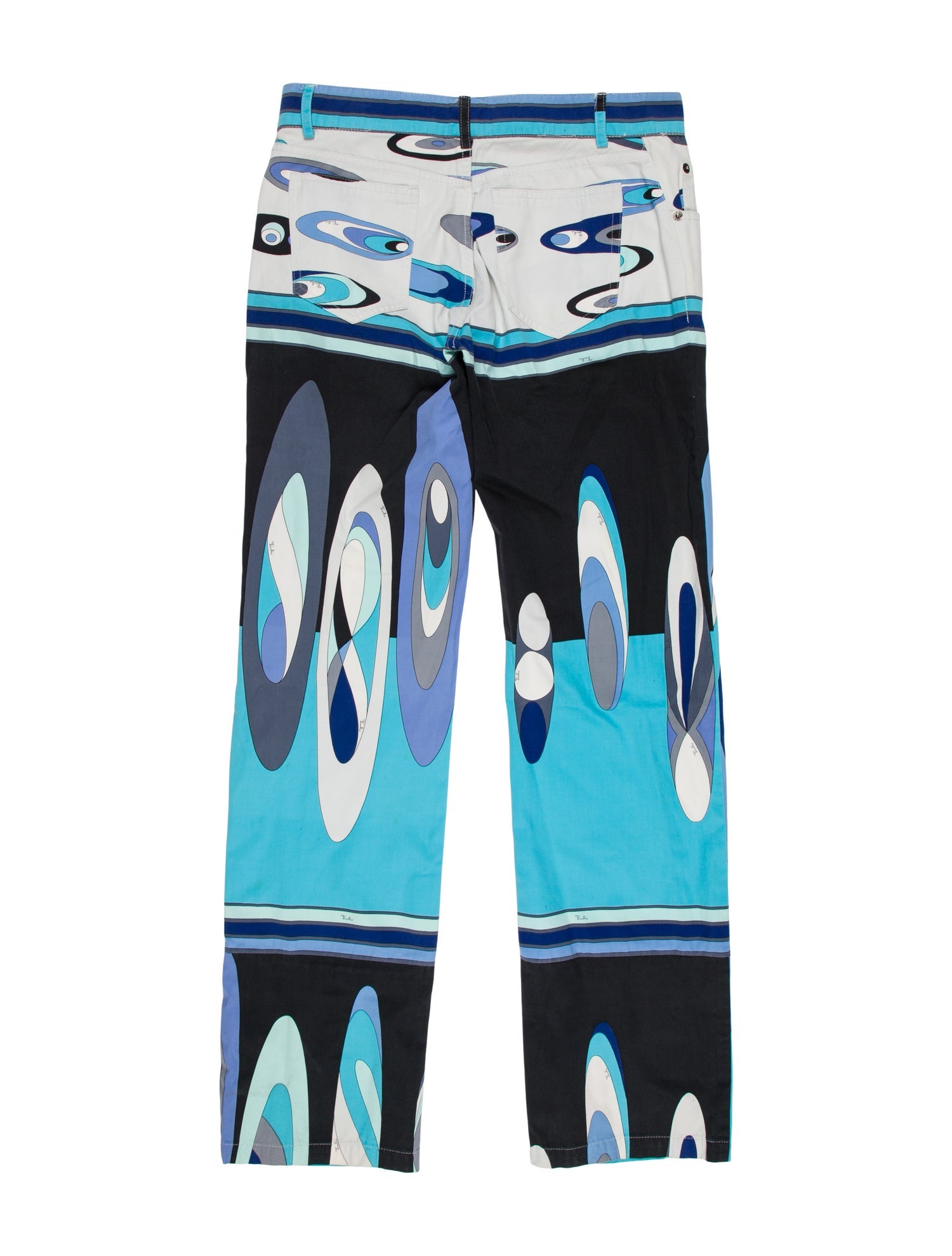 Emilio Pucci Vintage Straight Leg Pants