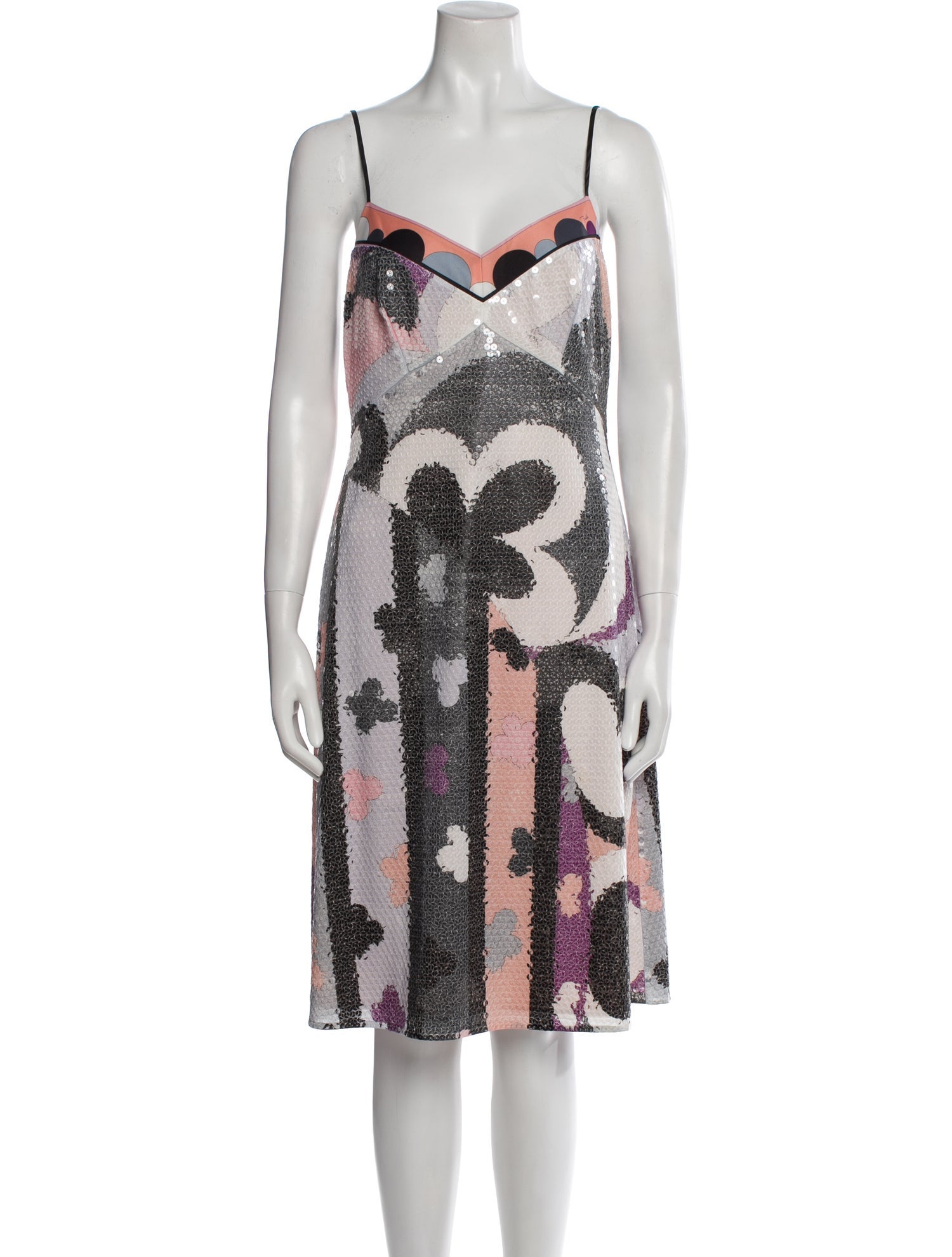 Emilio Pucci Printed Knee-Length Dress