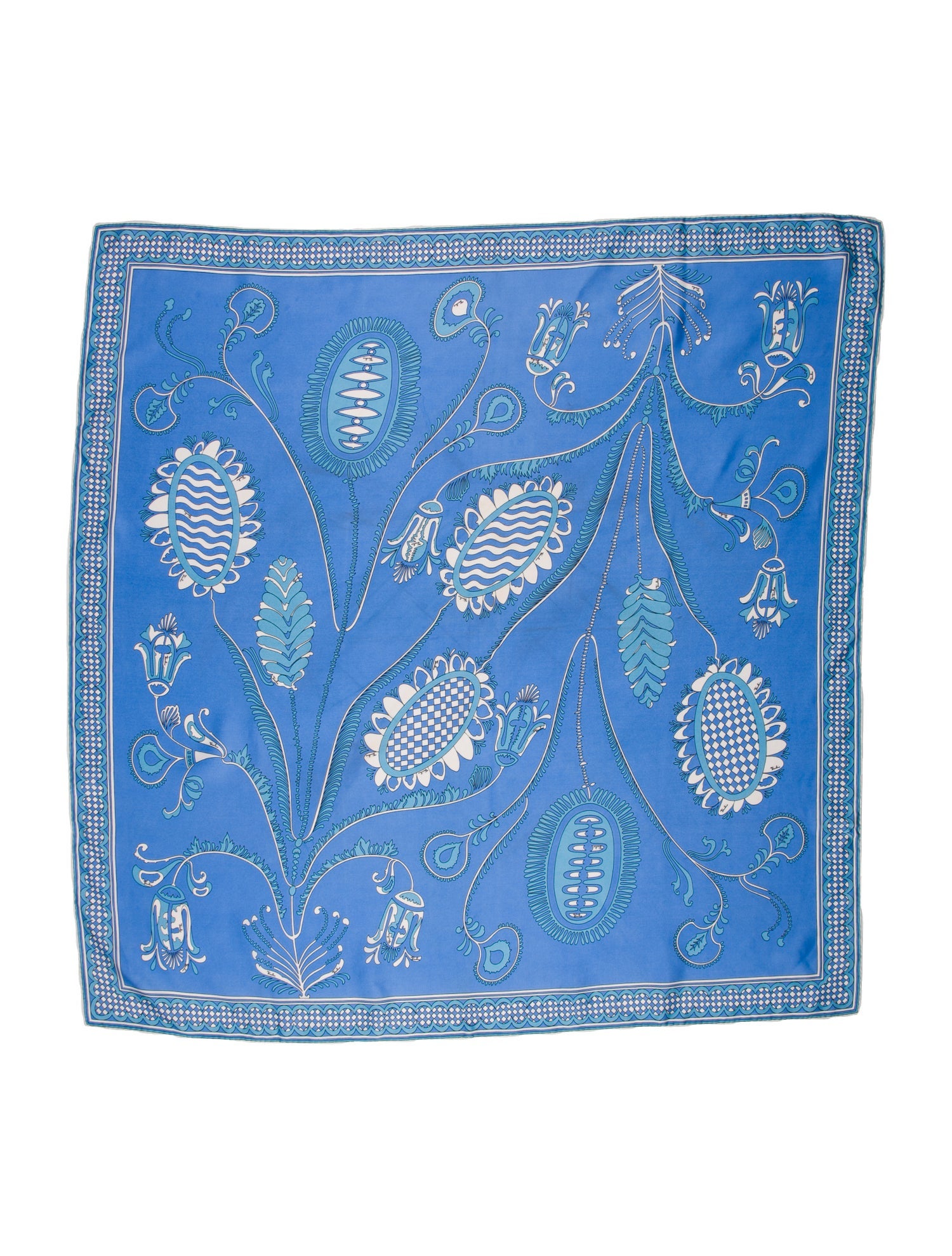 Emilio Pucci Silk Paisley Print Scarf