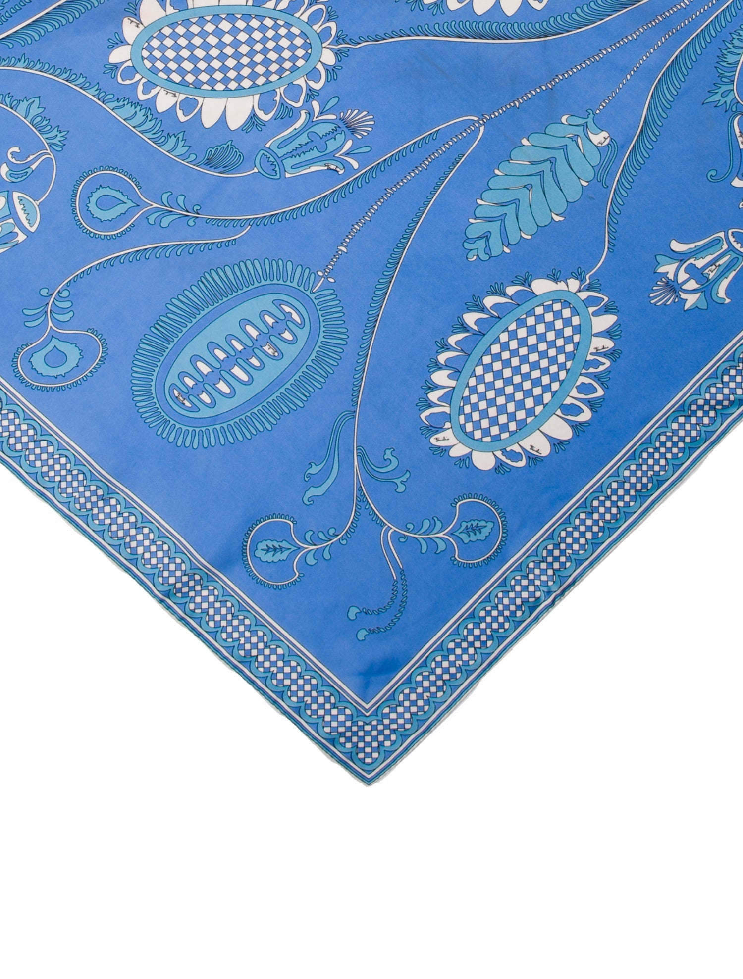 Emilio Pucci Silk Paisley Print Scarf