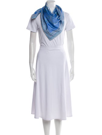 Emilio Pucci Silk Paisley Print Scarf