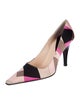 Emilio Pucci Satin Printed Pumps