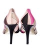 Emilio Pucci Satin Printed Pumps