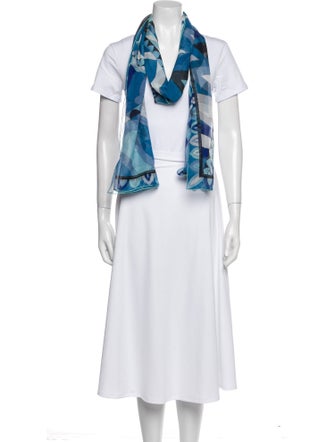 Emilio Pucci Silk Printed Scarf