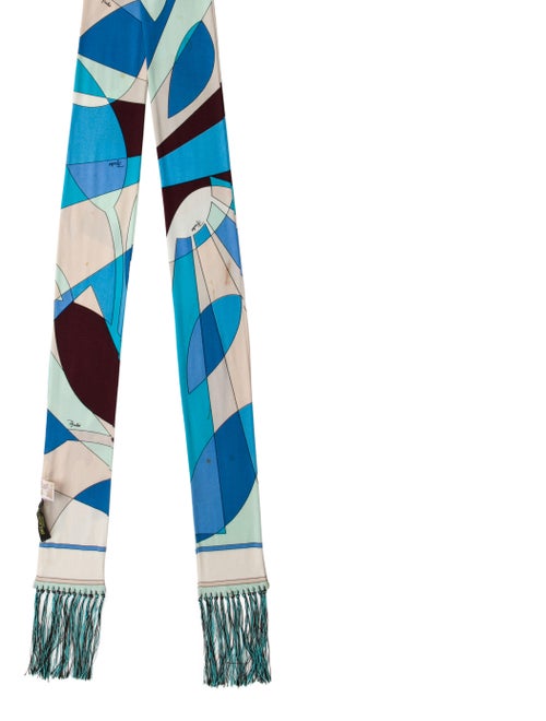 Emilio Pucci Silk Printed Scarf