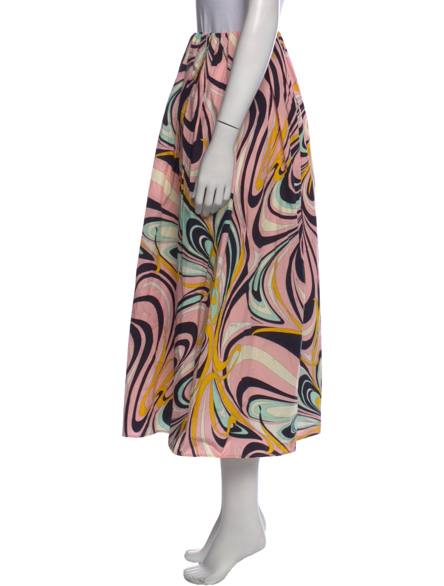 Emilio Pucci Printed Midi Length Skirt