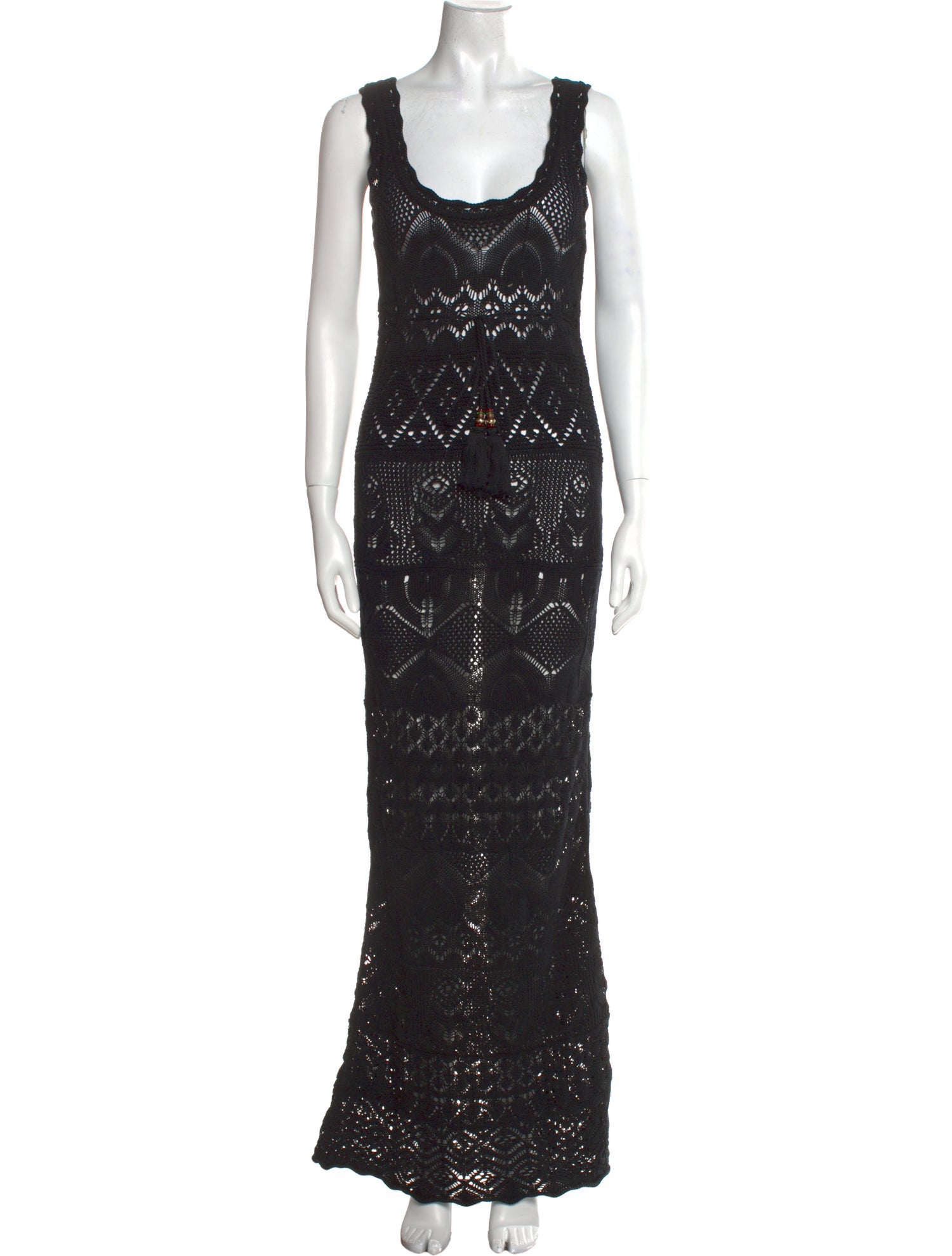 Emilio Pucci Lace Pattern Long Dress