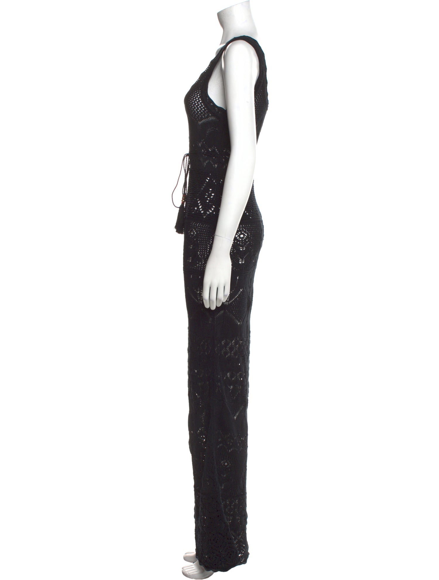 Emilio Pucci Lace Pattern Long Dress