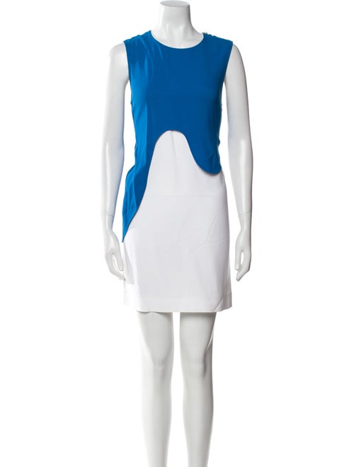 Emilio Pucci Colorblock Pattern Mini Dress