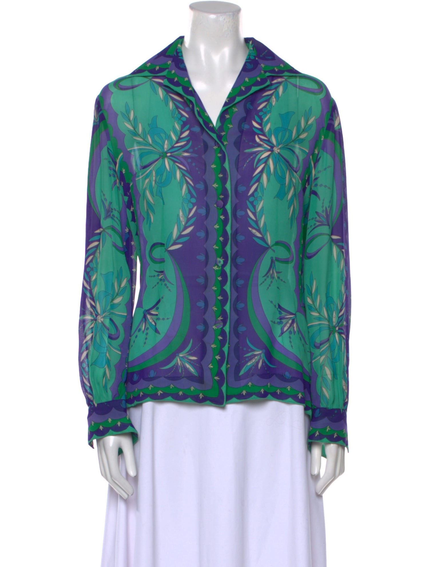 Emilio Pucci Vintage 1970's Blouse