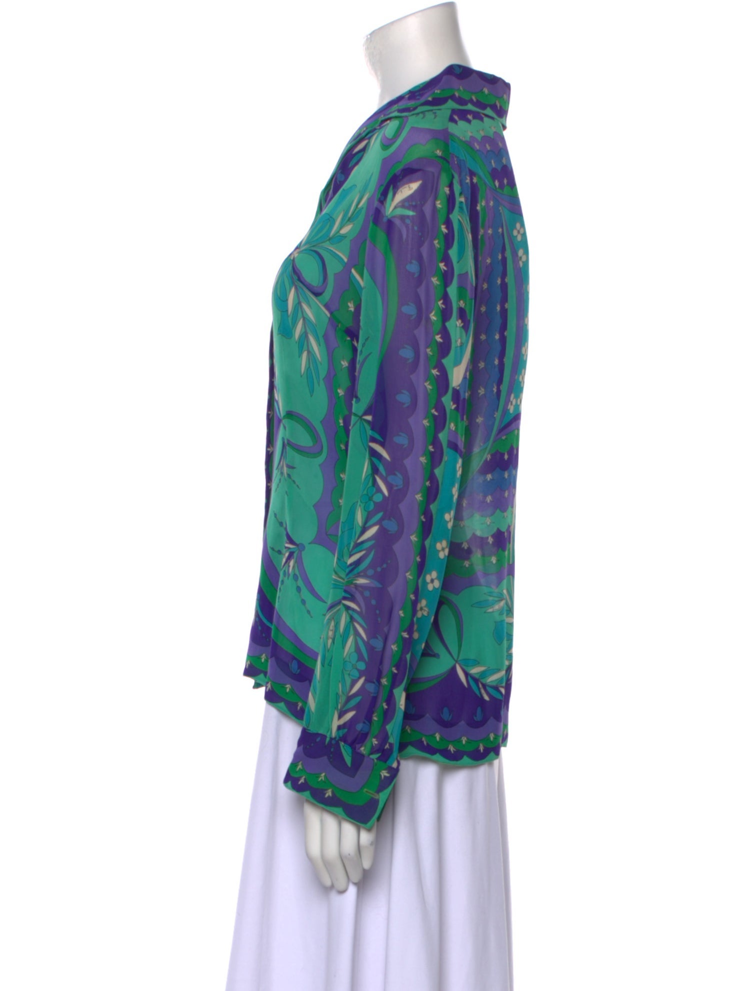 Emilio Pucci Vintage 1970's Blouse