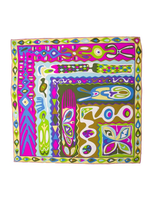 Emilio Pucci Silk Printed Scarf