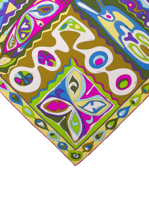 Emilio Pucci Silk Printed Scarf