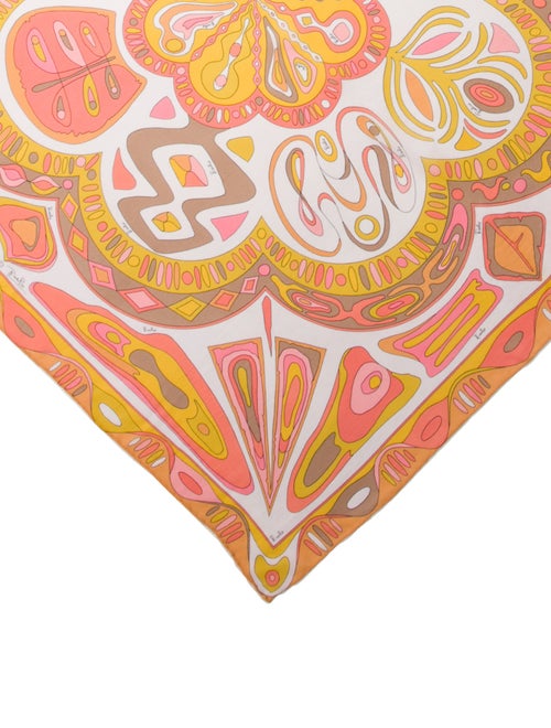 Emilio Pucci Silk Printed Scarf