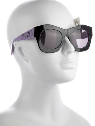 Emilio Pucci Oversize Tinted Sunglasses