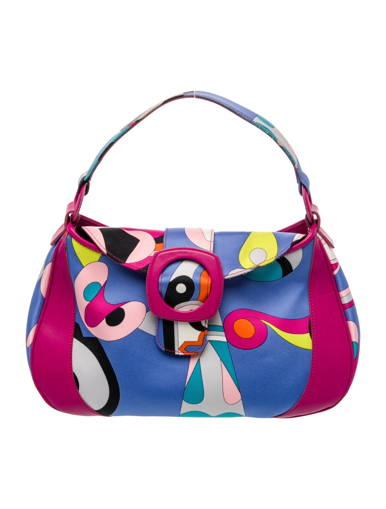 Emilio Pucci Nylon Top Handle Bag