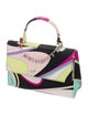 Emilio Pucci Canvas Top Handle Bag