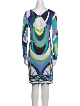 Emilio Pucci Printed Knee-Length Dress