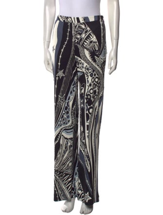 Emilio Pucci Printed Wide Leg Pants