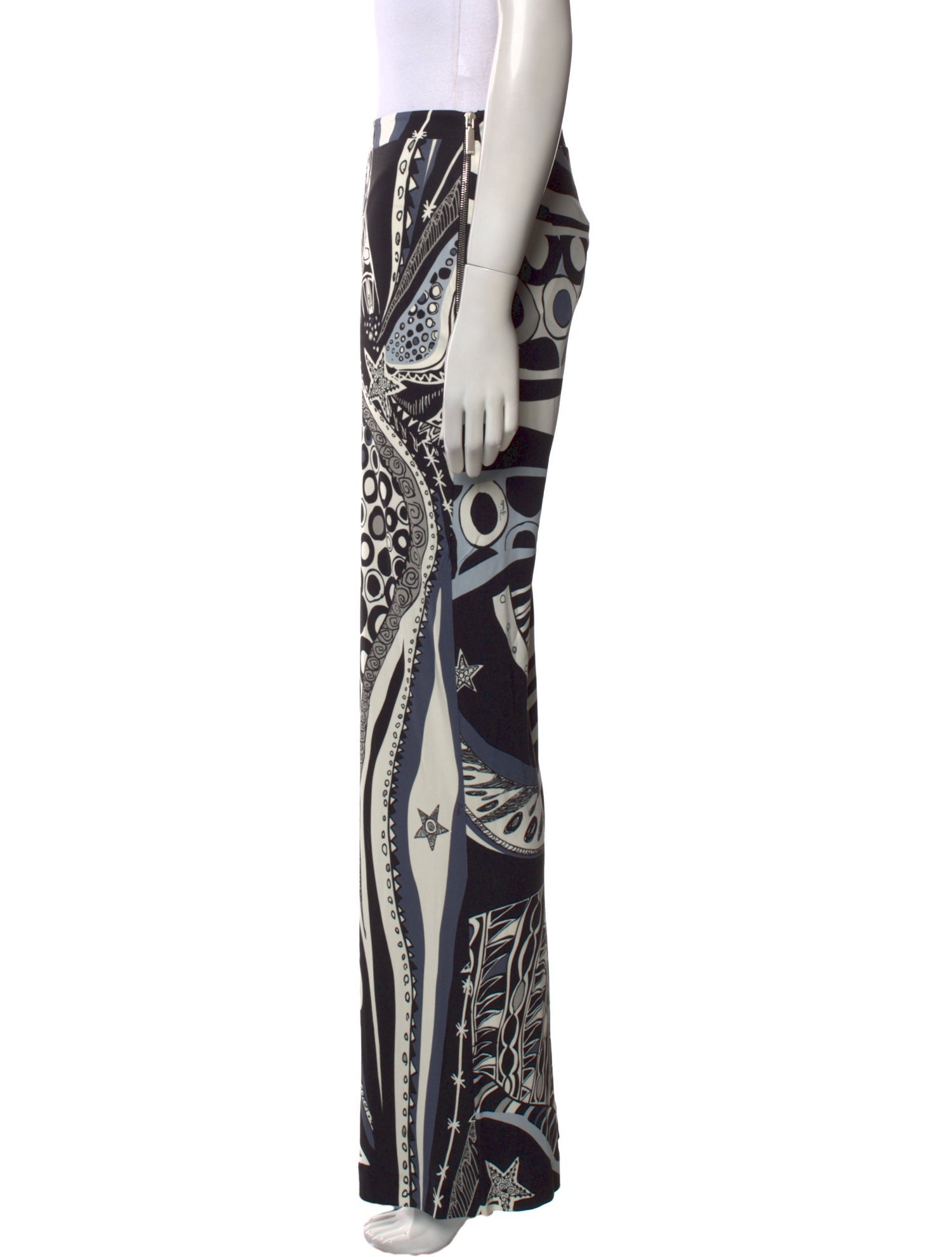 Emilio Pucci Printed Wide Leg Pants